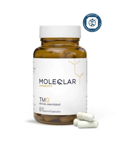 TMG (betain) kapszula, 500 mg, 60 db, MoleQlar