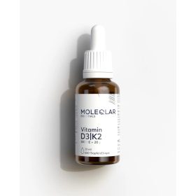D3 és K2 vitamin (K2Vital®) cseppek, 680 adag, MoleQlar