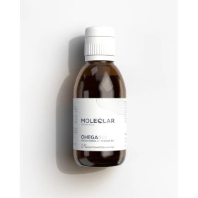 OmegaSOL: Vegán Omega 3 + D3 vitamin (150 ml), MoleQlar