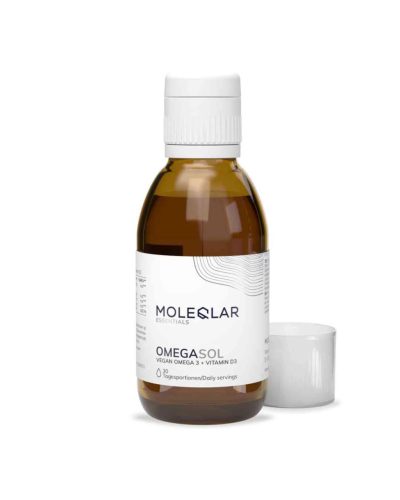 OmegaSOL: Vegán Omega 3 + D3 vitamin (150 ml), MoleQlar