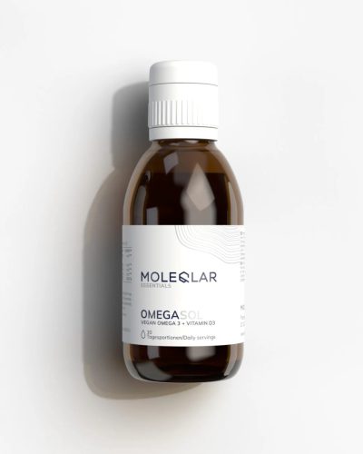 OmegaSOL: Vegán Omega 3 + D3 vitamin (150 ml), MoleQlar