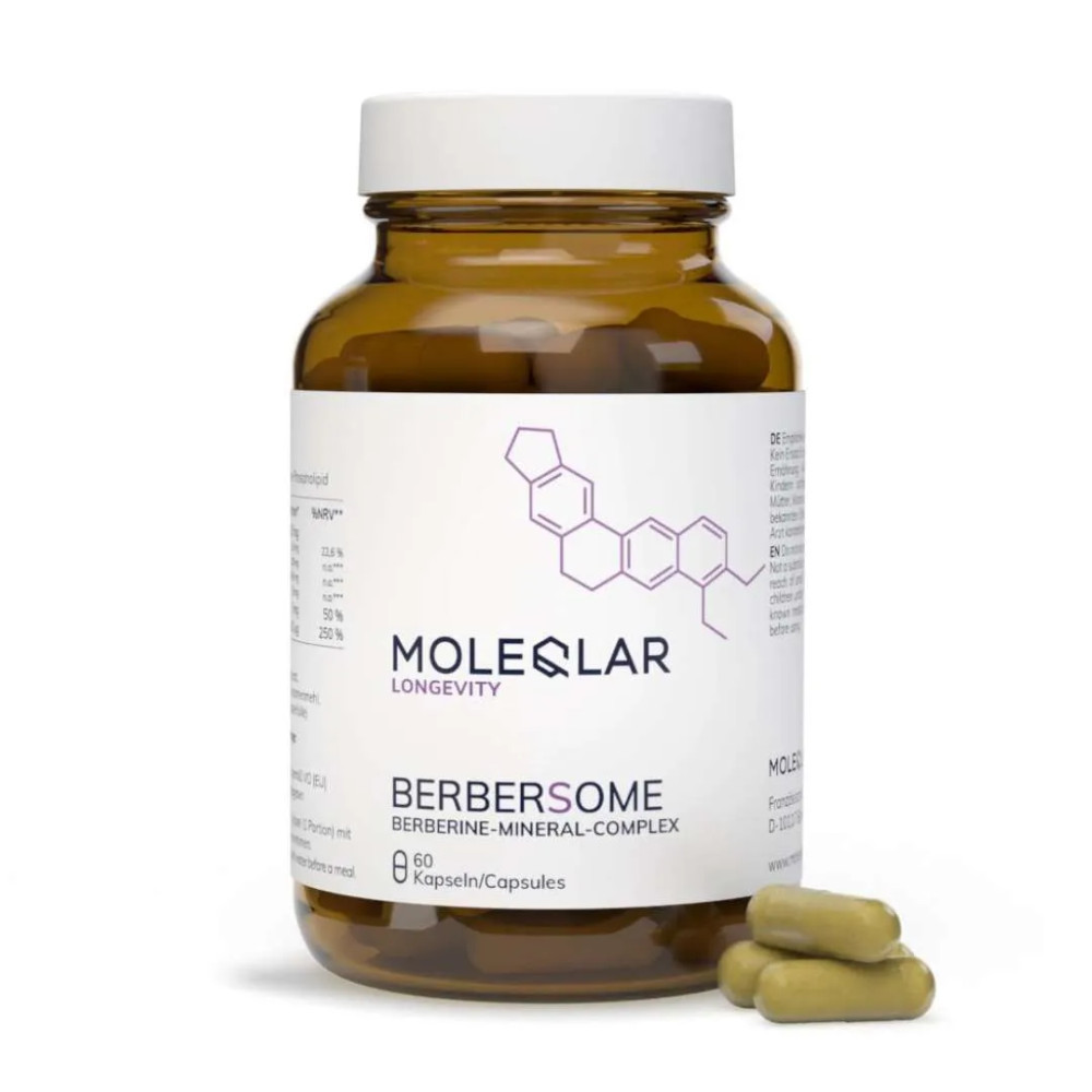Berberin komplex, 550 mg, 60 db kapszula, MoleQlar 